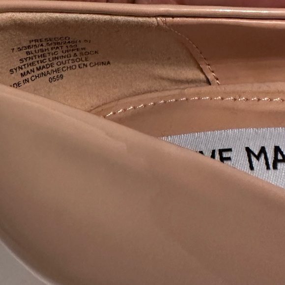 NWOB Steve Madden Presecco High Heel Peep- Toe pump In Nude Size 7.5 - Picture 7 of 8
